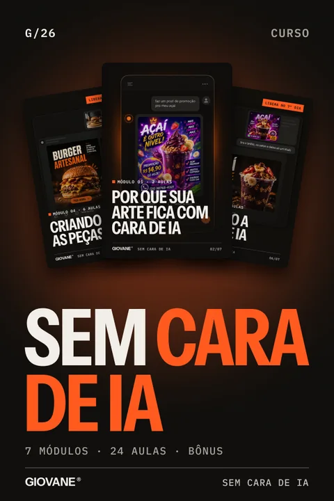 Capa do curso Sem Cara de IA